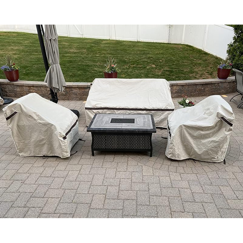 Patio Chair Cover 2pcs/set, 36"H x 32"W x 37"D