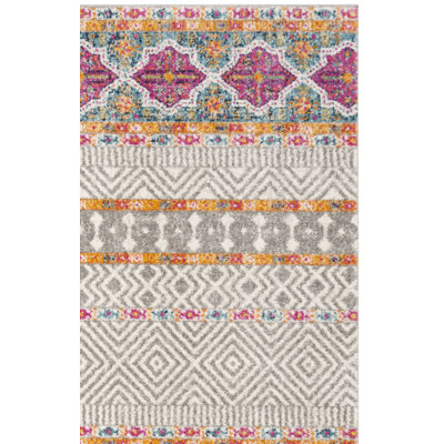 Tapis gris / ivoire Felty 614