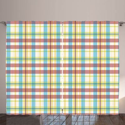 Semi Sheer Curtain Pair