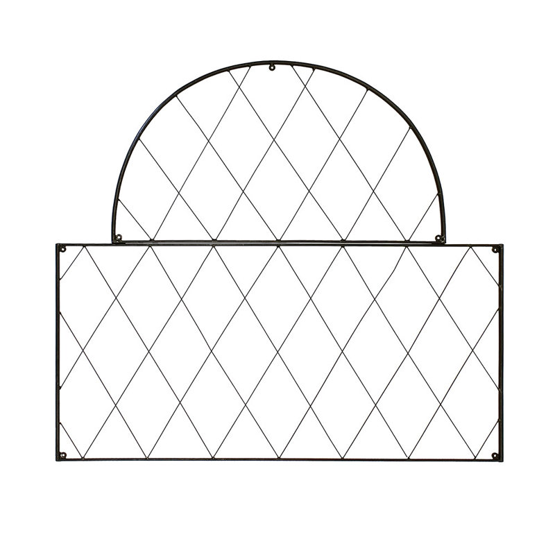 Danielson 42'' H x 46'' W Iron Lattice Panel Trellis