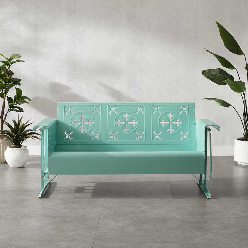 Passmore Retro Outdoor Sofa Glider