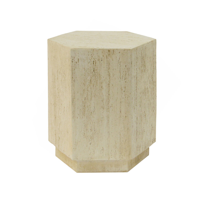 Hexagonal Archaistic Side Table