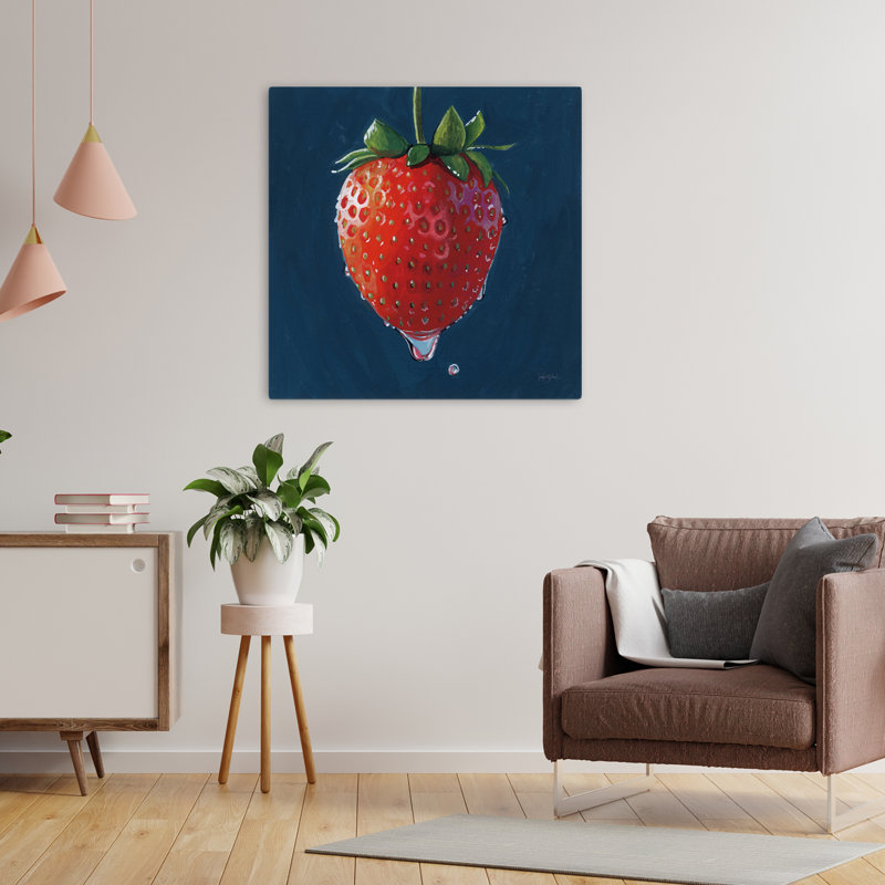 «The Most Strawberry», art contemporain, H 24 po x l 24 po
