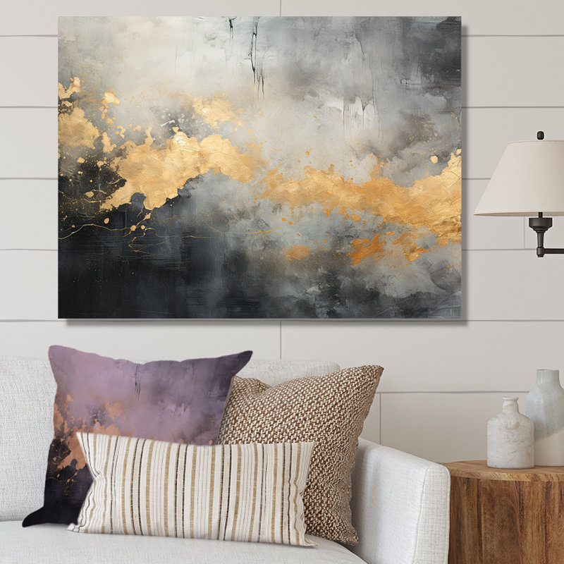 «Elegant Sky Whispers», reproduction sur toile, Toile tendue, H 34 po x l 44 po