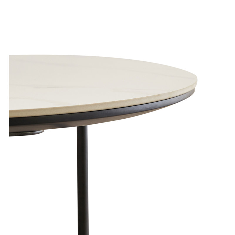 Cedric Sintered Stone Round Side Table