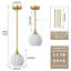 Luminaire suspendu pour îlot de cuisine moderne avec tiges-1803602902