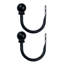 Hoytville 2Pcs Concise moderne à rideaux à boule concise-42029480-42029486