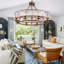 Lustre tambour en cristal luxueux à 8 lumières à intensité variable Mrytle-866342260