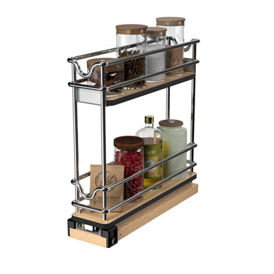 Organisateur amovible pour armoire 3 "Rev-A-Shelf, tablette verticale à 2 niveaux, 5WU2-3N1-1