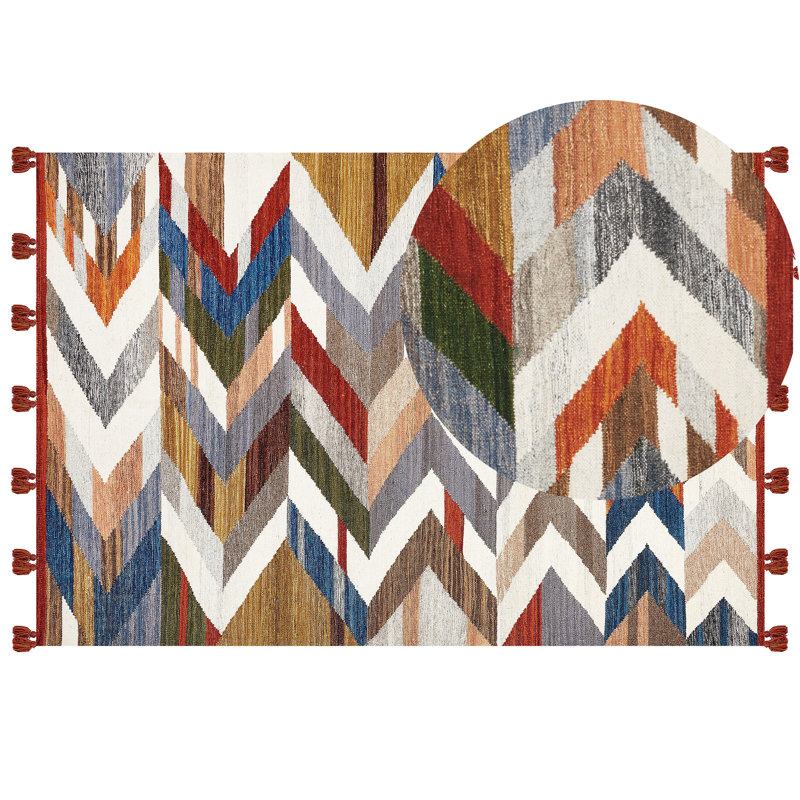 Sekar Chevron Hand Woven Area Rug, Rectangle 160 x 230cm
