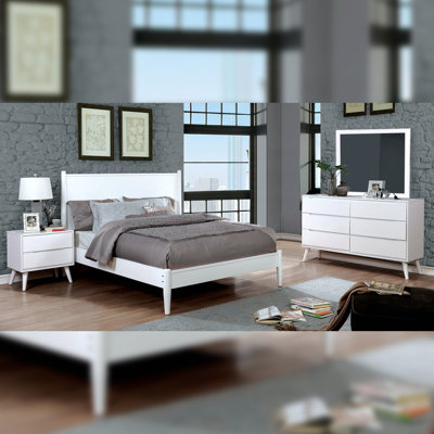 Coomes Cowen Queen Platform 4 Piece Bedroom Set