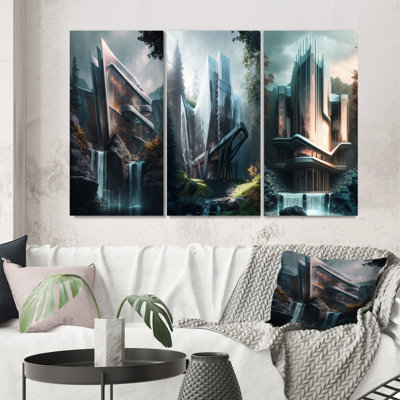 " Futuristic Architectural Brilliance " 3 - Pieces