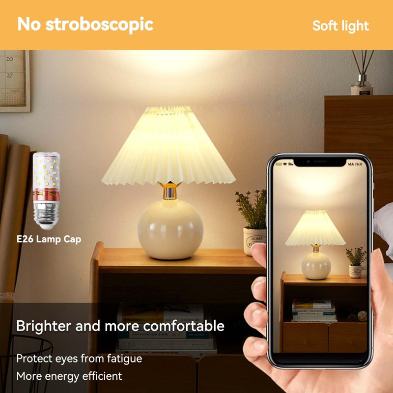 Lampe de table USB en céramique Maitte