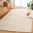 Jameya Flat Weave Wool/Cotton Rug in Ivory/Beige-516593174