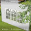 Outsunny Gazebo Side Panels with Window for 3x3(m) Pop Up Gazebo-1926262107