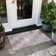 Machine Washable Indoor/Outdoor Huseby ACN2271 Stripes Rug