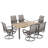 Emy 6 - Person Patio Dining Set with Rectangular Table-169490115