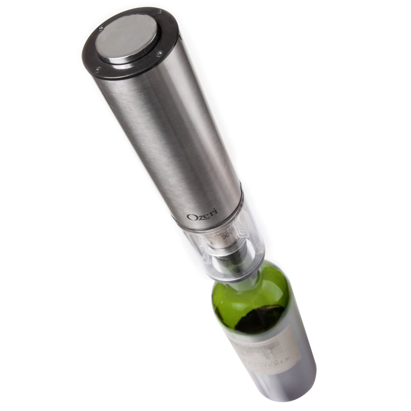 Ouvre-bouteille électrique en acier inoxydable avec activation automatique Ozeri Extravo