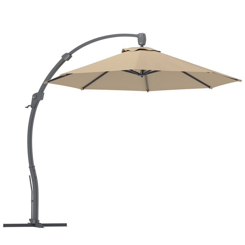 294cm Cantilever Parasol, Brown