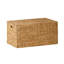 Panier de rangement avec couvercle Jom, jacinthe 27 po brun clair Jom-124811893