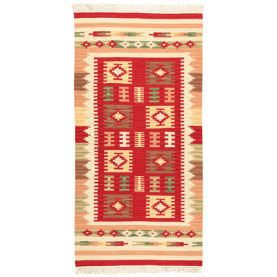 Jalal Southwestern Hand Woven Area Rug
