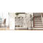 Console de bar 44,3 po avec portes et tiroir Vintage Rustic
