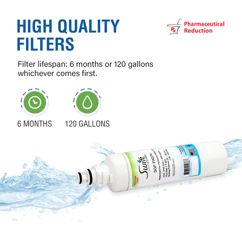 SGF-PA07 Rx Compatible Refrigerator Water Filter for NRBH-125950, NR-B53V1, NR B54X1.