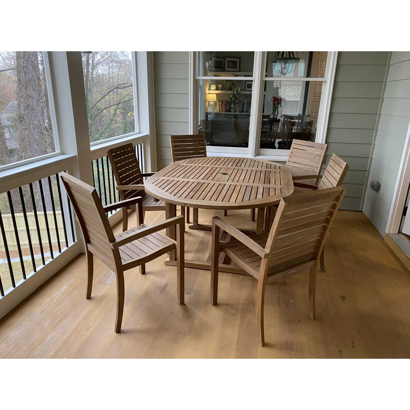 Table de salle à manger d'extérieur ovale L 71 po x l 48 po Carmilita
