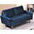 Velours bleu foncé est en rupture de stock