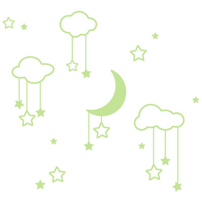 Abstract Non-Wall Damaging Wall Decal