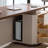 Nut-brown+Beige Rectangular Solid + Manufactured Wood with 3 drawers desk-109080106-109080103