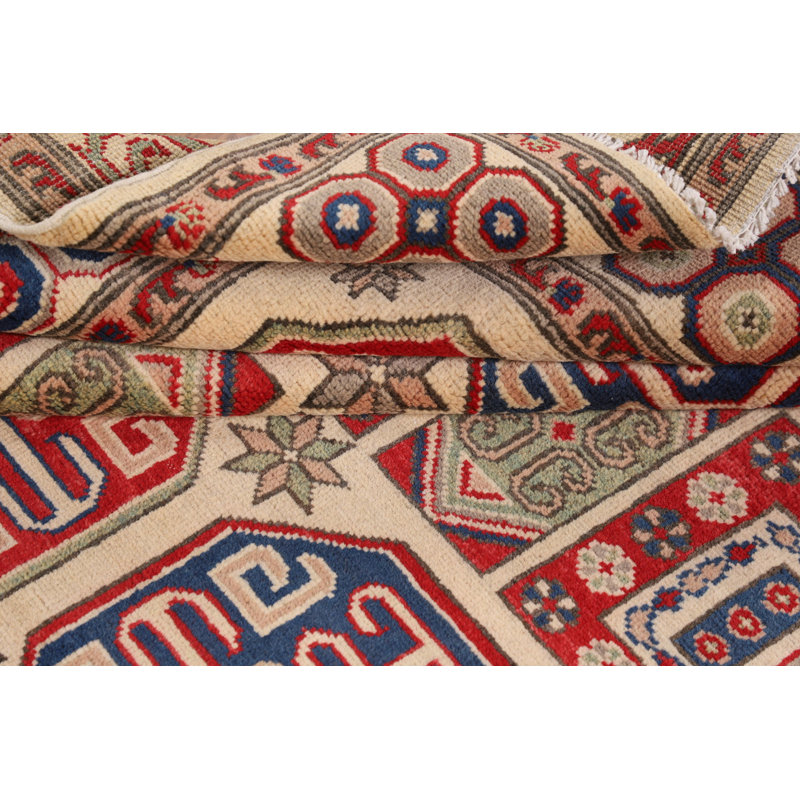 Tapis géométrique à motif oriental Kazak 5