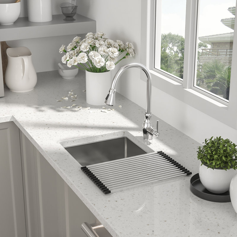 Compact Undermount Bar/Prep Sink – Stainless Steel