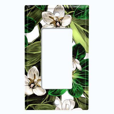 Patterned 1 - Gang Standard Wall Plate
