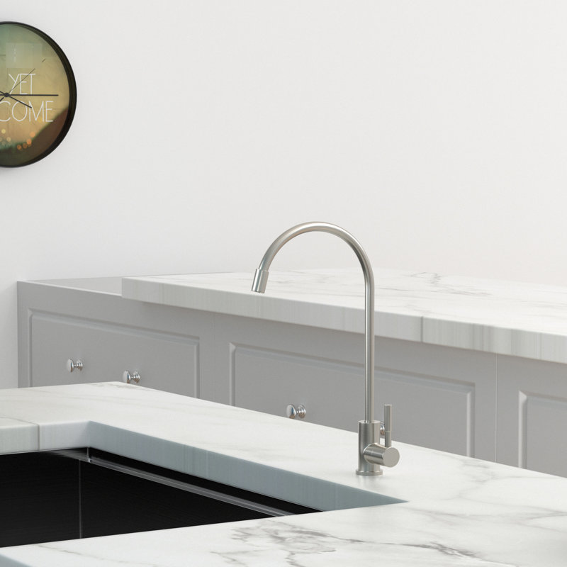Robinet d'eau en nickel brossé pour boire - Modern Kitchen Modern