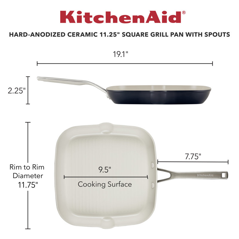 KitchenAid® Hard Anodized Ceramic Nonstick Griddle