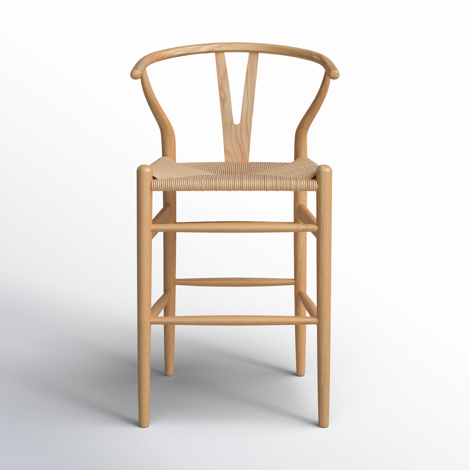 Etta Solid Wood Bar & Counter Stool, Natural/Natural, Counter Stool (25.75" Seat Height)