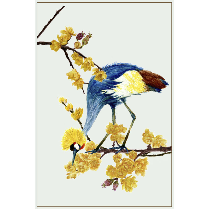Chimonanthus Praecox I by Melissa Wang - Wrapped Canvas Painting, 46cm H x 30cm W