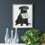 «Love and Labrador», toile encadrée de qualité supérieure - prête à être accrochée-778547021-778547016