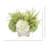 Floral Centerpiece with Hydrangeas and Ferns