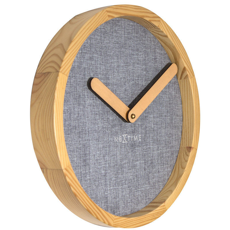 Horloge murale 11,81 ", Gris clair, H 12,12 po x l 12,12 po x P 2,12 po