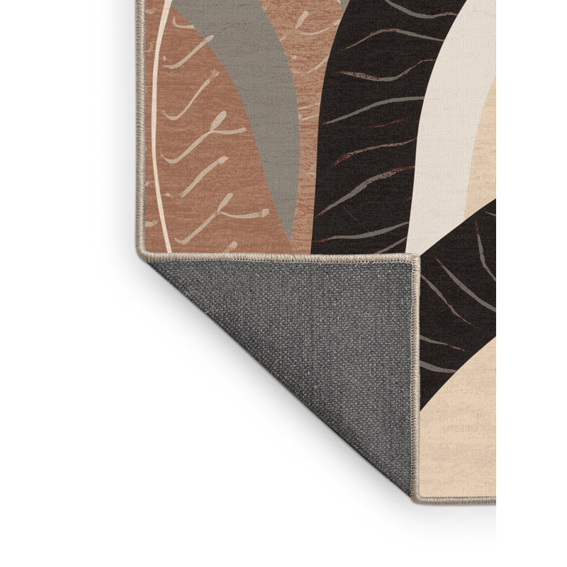 Tapis éclectique à motif de cactus de Noël douces et douces, 3 X 5