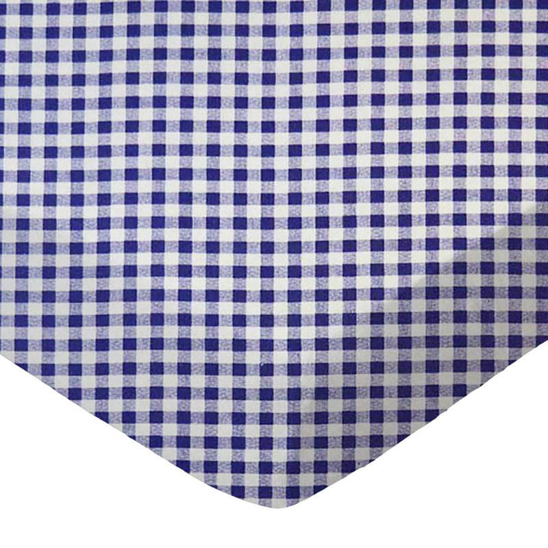 Mini drap-housse de lit de bébé portative à damier vichy, Mauve