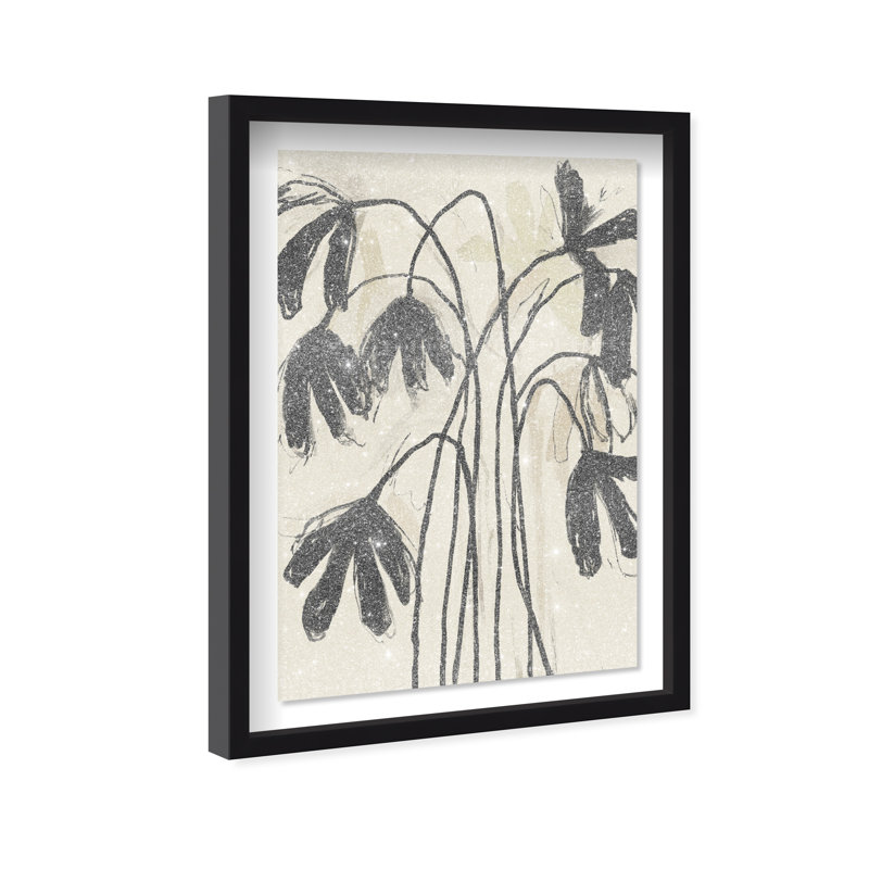 Tree Abstract Studio Print by Oliver Gal, 46.5"H x 31.5"W, Black Shadowbox