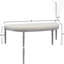 Banc rembourré capitonné beige clair Coastal