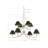 Highland 8-Light Chandelier, Gold