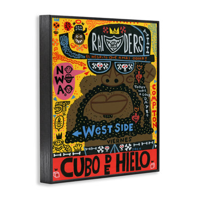 Iconic Hip Hop Collage Portrait, estampe numérique, conception par Jorge R. Gutierrez