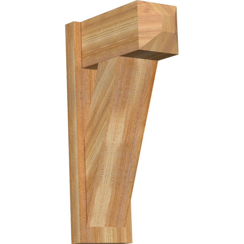Artisan traditionnel en bois rustique, P 16 po x H 28 po, Cèdre rouge de l'Ouest de 8 po (sciage brut)