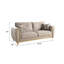 Canapé en tissu d'ameublement de style contemporain Leena-1691442084