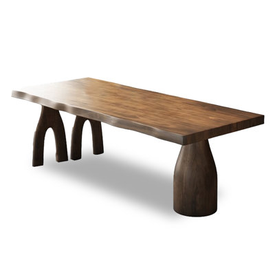 Nordic solid wood simple rectangular dining table